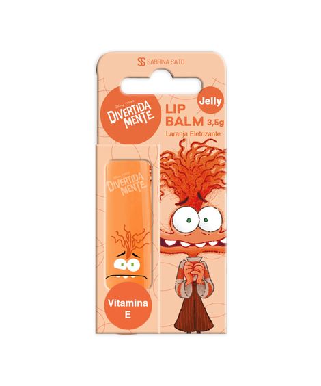 lip balm sabrina sato ansiedade divertidamente 3g laranja