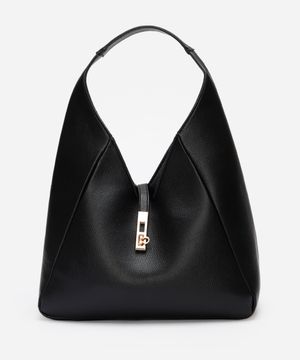 bolsa shoulder com fecho de metal mindset preta