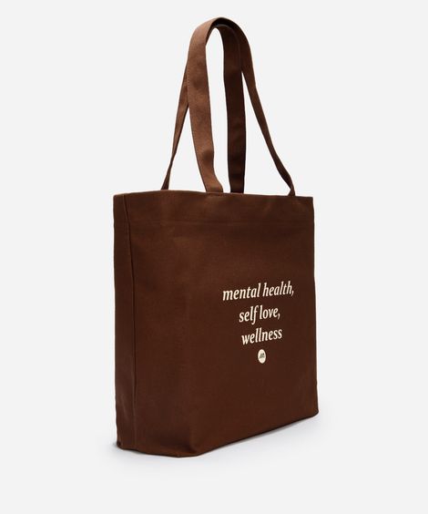 bolsa tote shopper marrom
