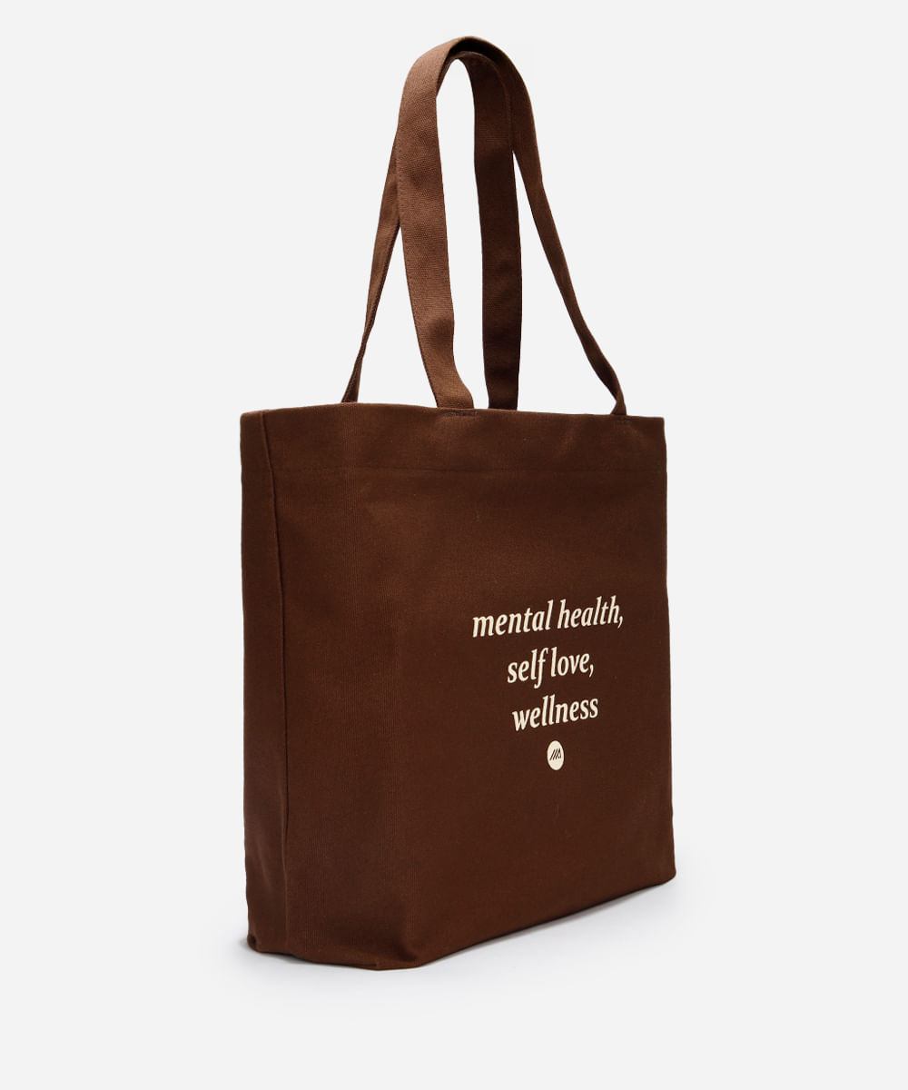 bolsa tote shopper marrom