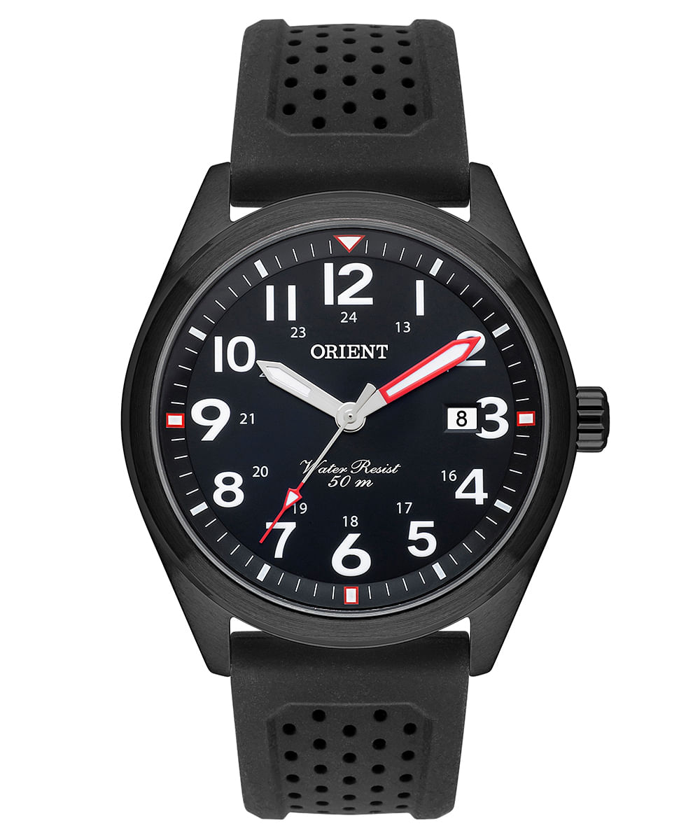 relógio masculino orient mpsp1013p2px analógico calendário preto