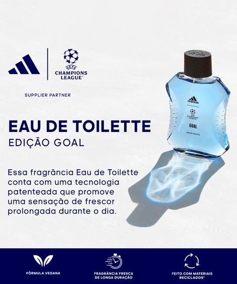 perfume masculino adidas uefa goal eau de toilette 100ml