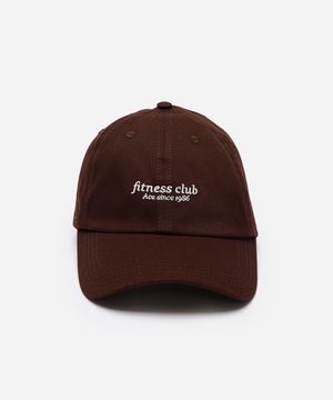 boné feminino aba curva algodão bordado lettering