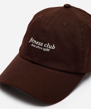 boné feminino aba curva algodão bordado lettering