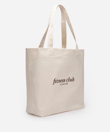 bolsa tote shopper ace off white