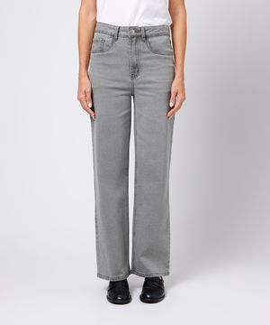 calça new york feminina jeans mindset cinza