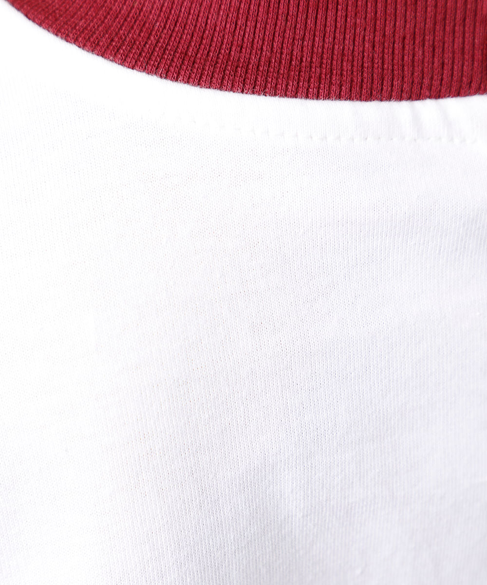 camiseta oversized feminina de algodão mindset off white