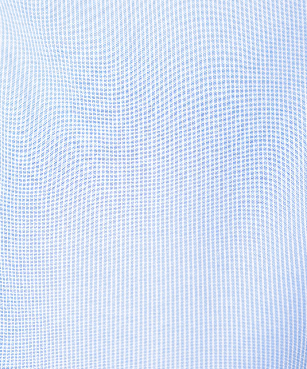 camisa feminina com sobreposição listrada mindset azul