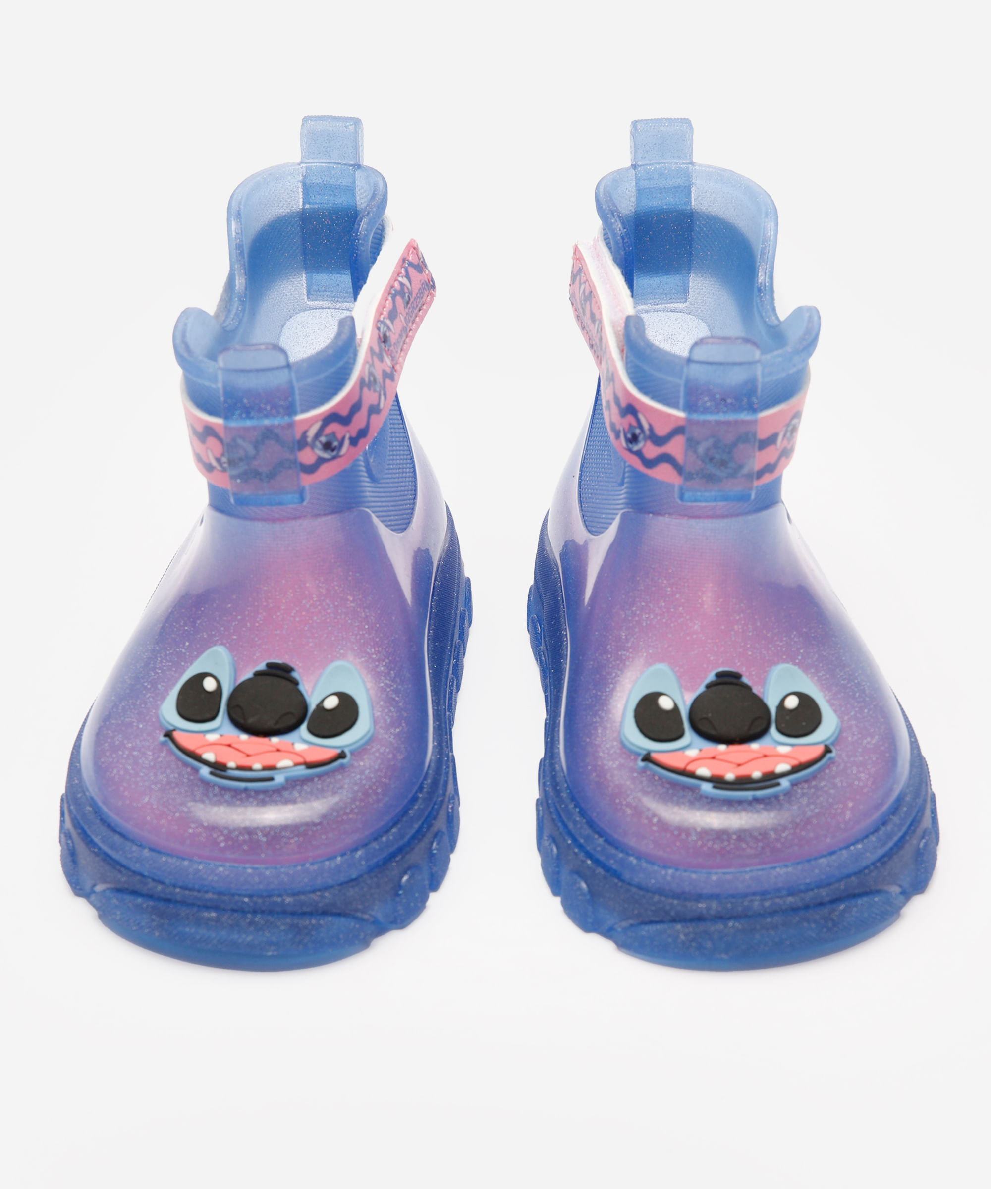 galocha infantil stitch azul