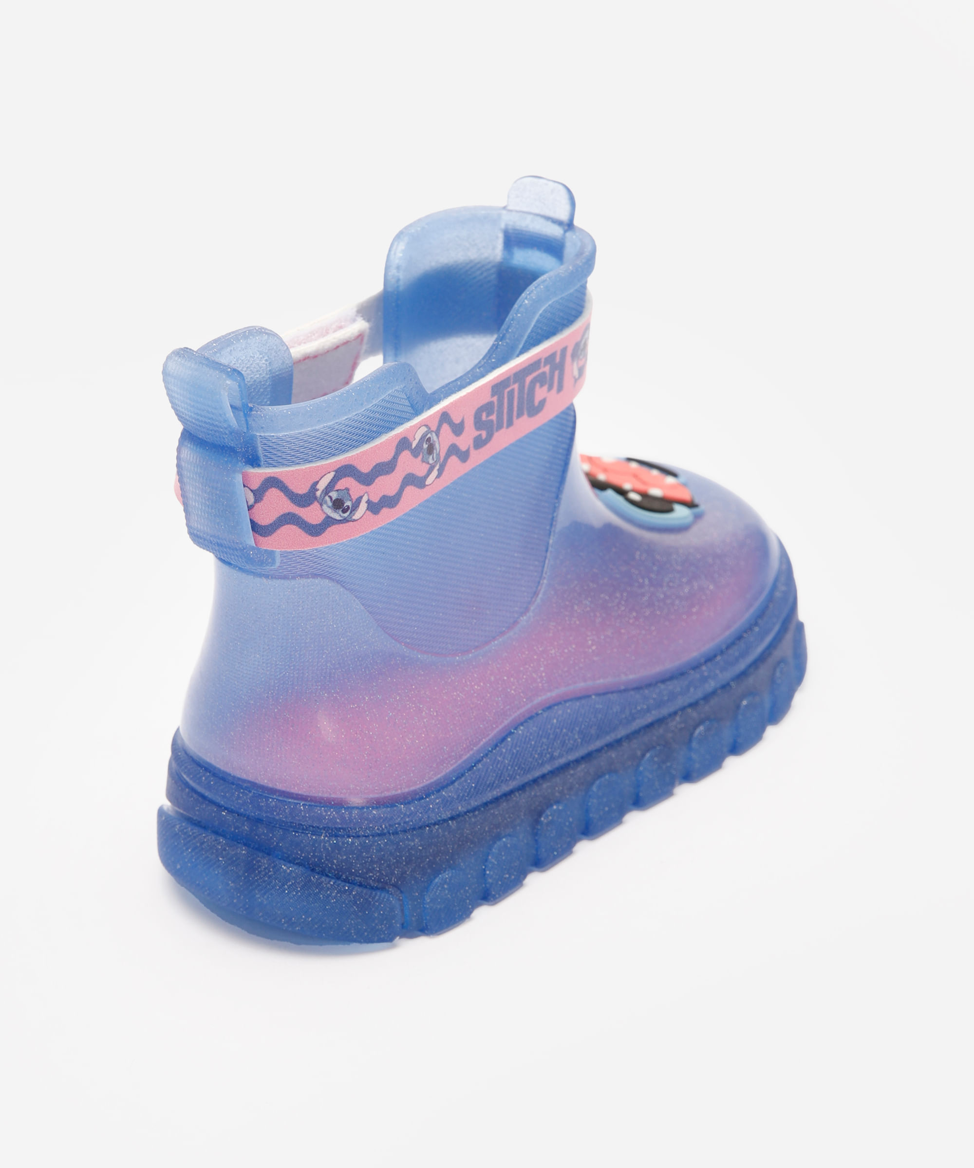 galocha infantil stitch azul