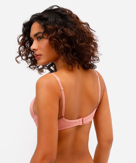 sutiã base com bojo rosa
