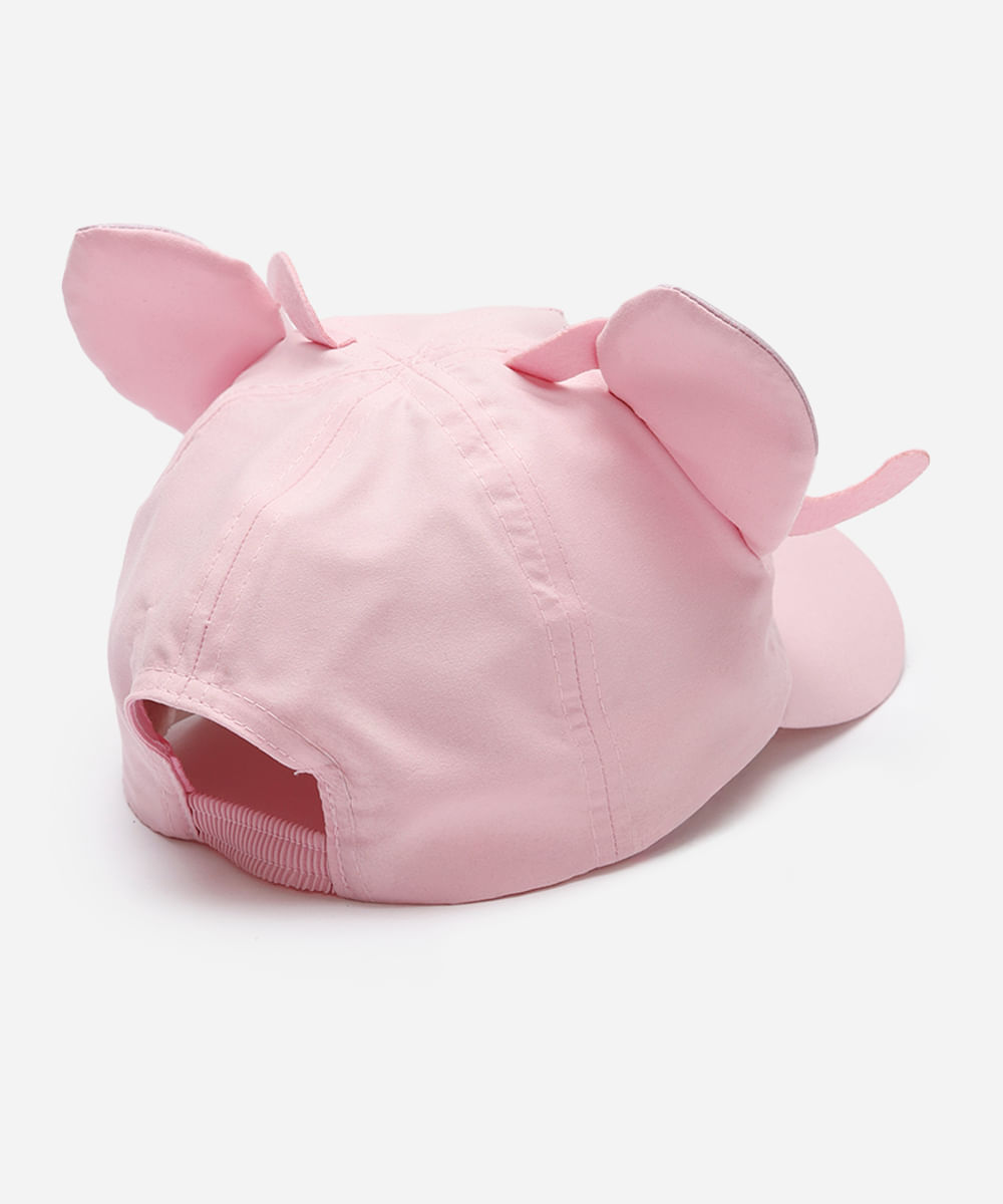 boné infantil aba curva angel rosa