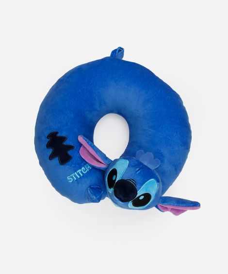 apoio de pescoço stitch azul