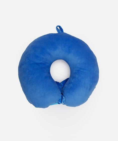 apoio de pescoço stitch azul