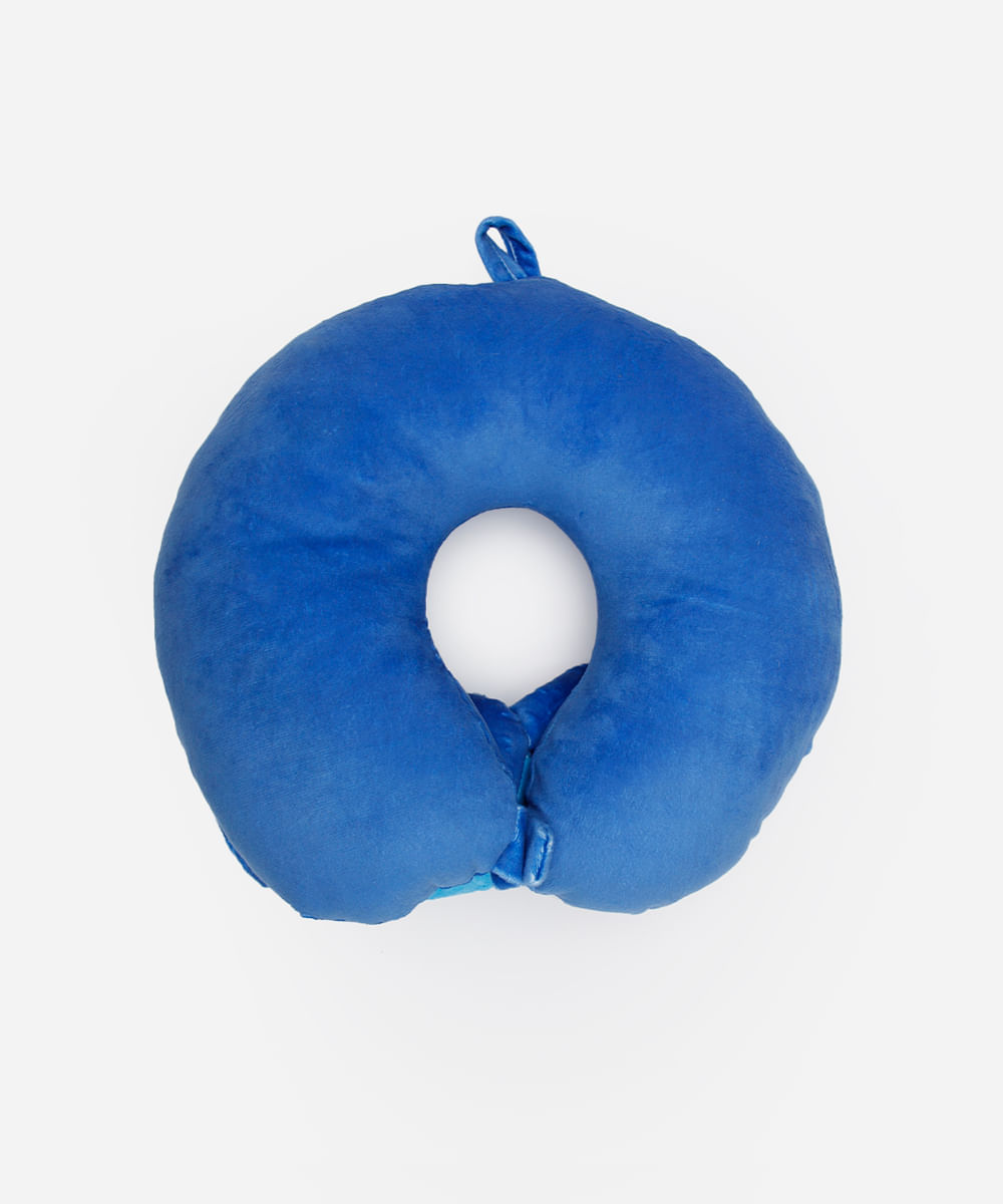 apoio de pescoço stitch azul