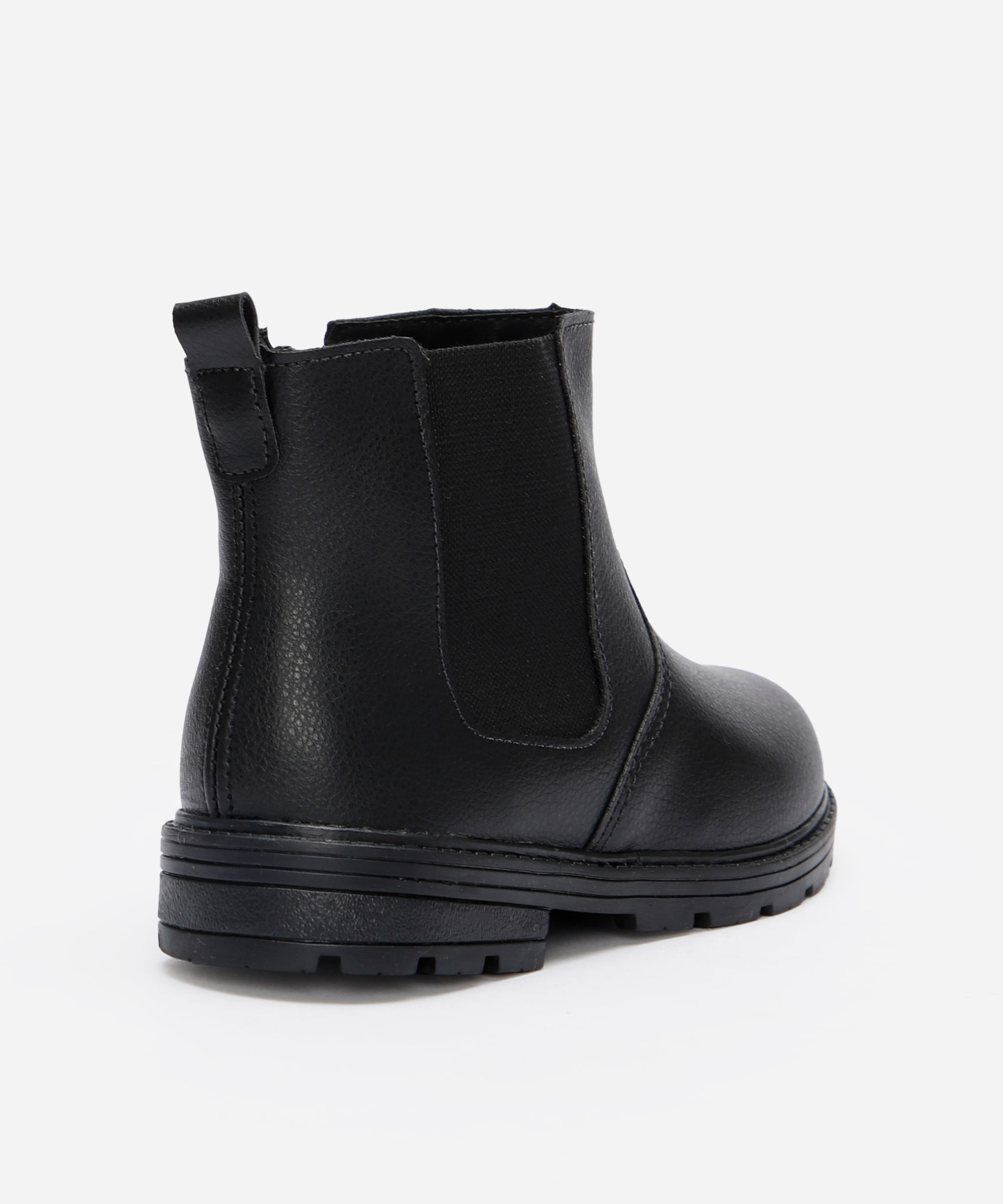 bota chelsea infantil preta