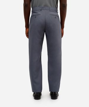 Calça Social Masculina Reta Alfaiatada cinza
