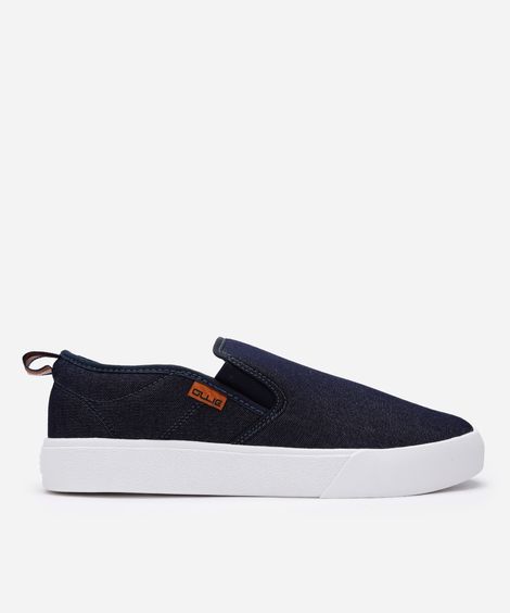 slip on masculino ollie jeans azul