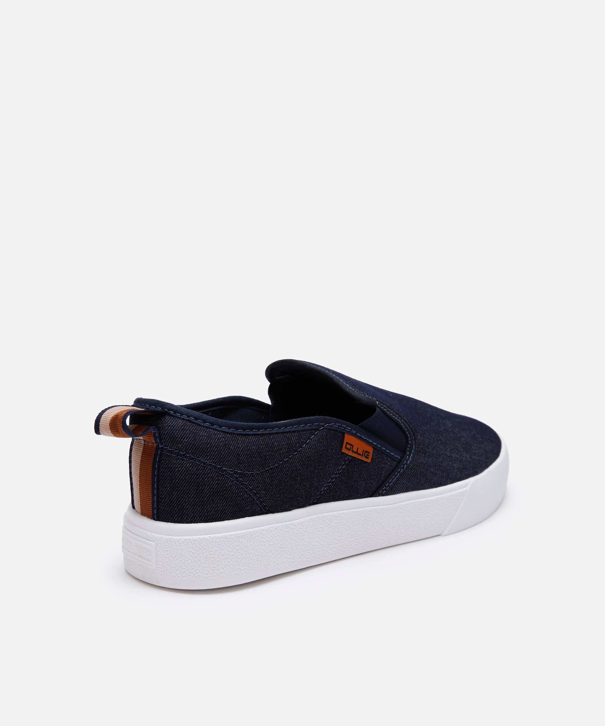 slip on masculino ollie jeans azul