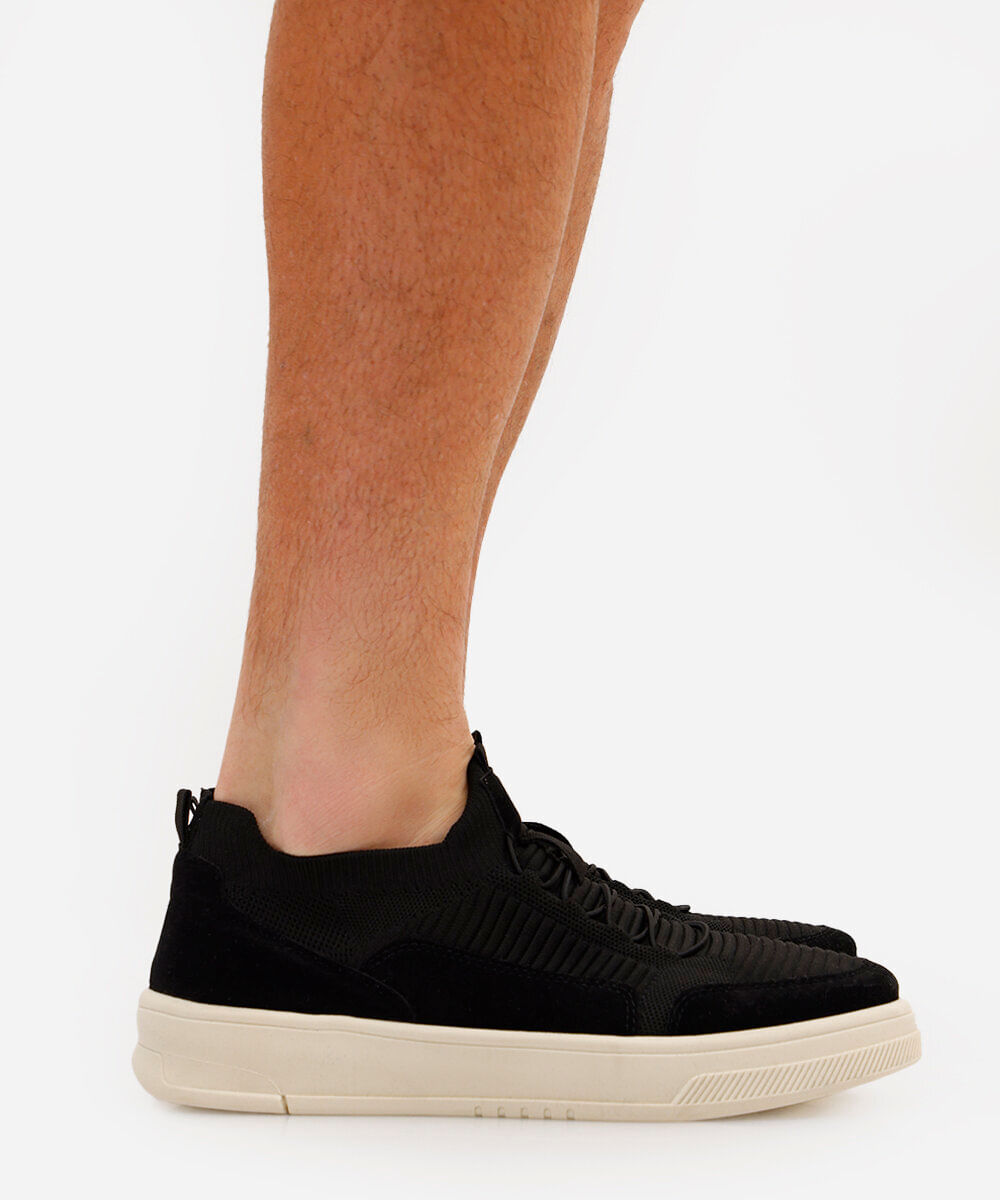 tênis knit masculino oneself preto