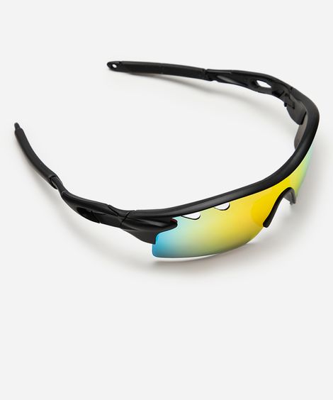 óculos de sol esportivo ace unissex preto