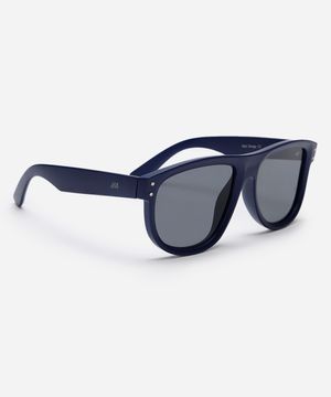 óculos de sol oval azul