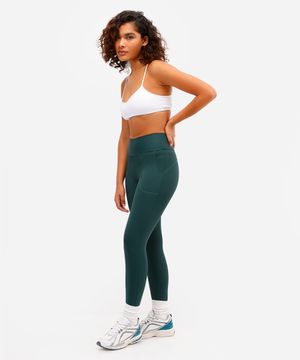 calça legging feminina esportiva ace de poliamida verde