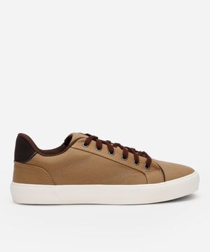 tênis casual cano curto oneself bege