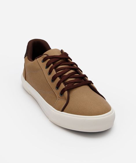 tênis casual cano curto oneself bege