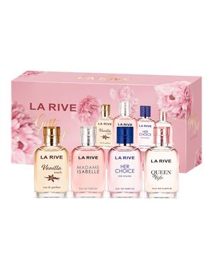 kit de perfume feminino la rive vanila touch madame isabelle her choice queen 30ml