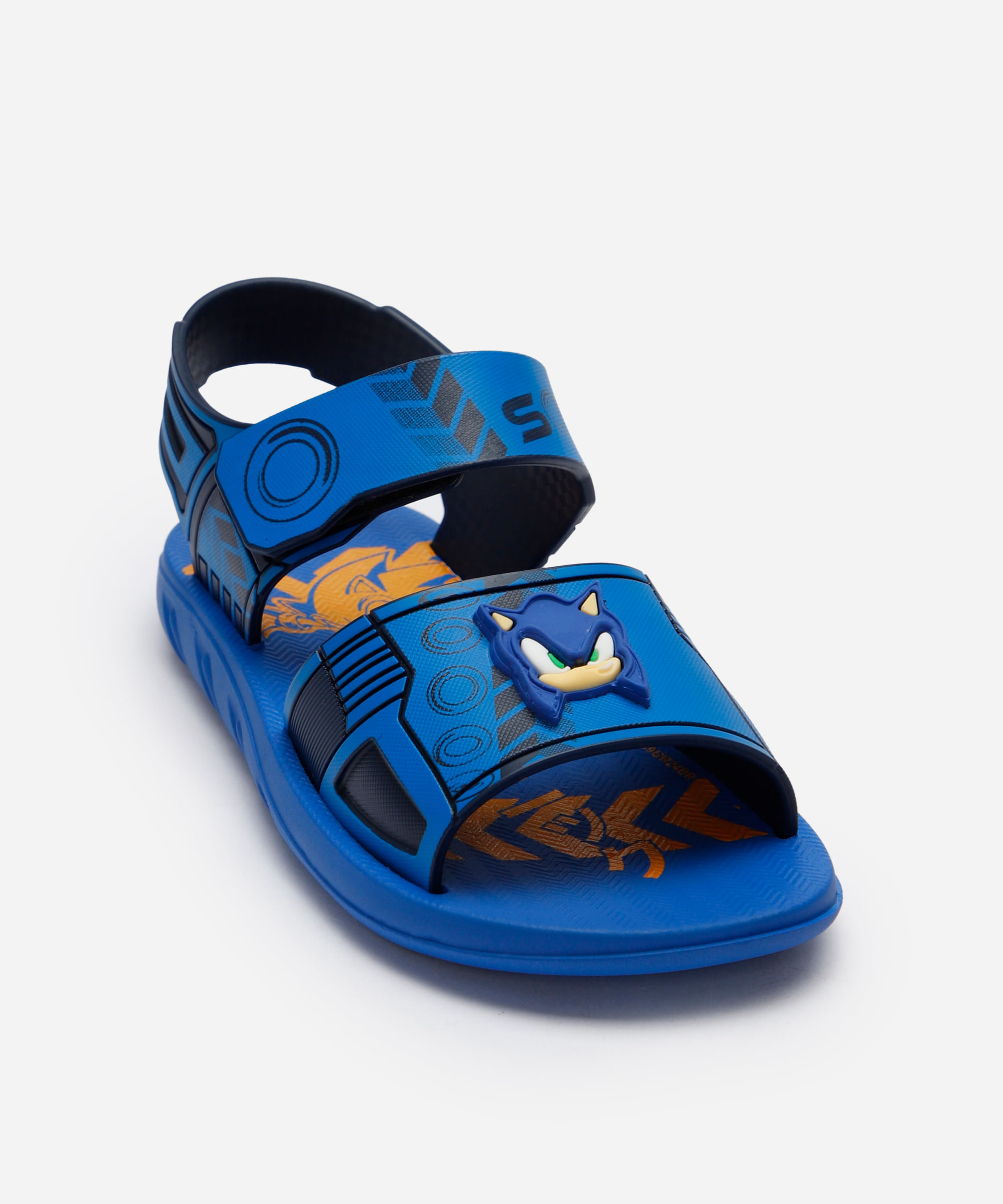 papete infantil sonic grendene azul