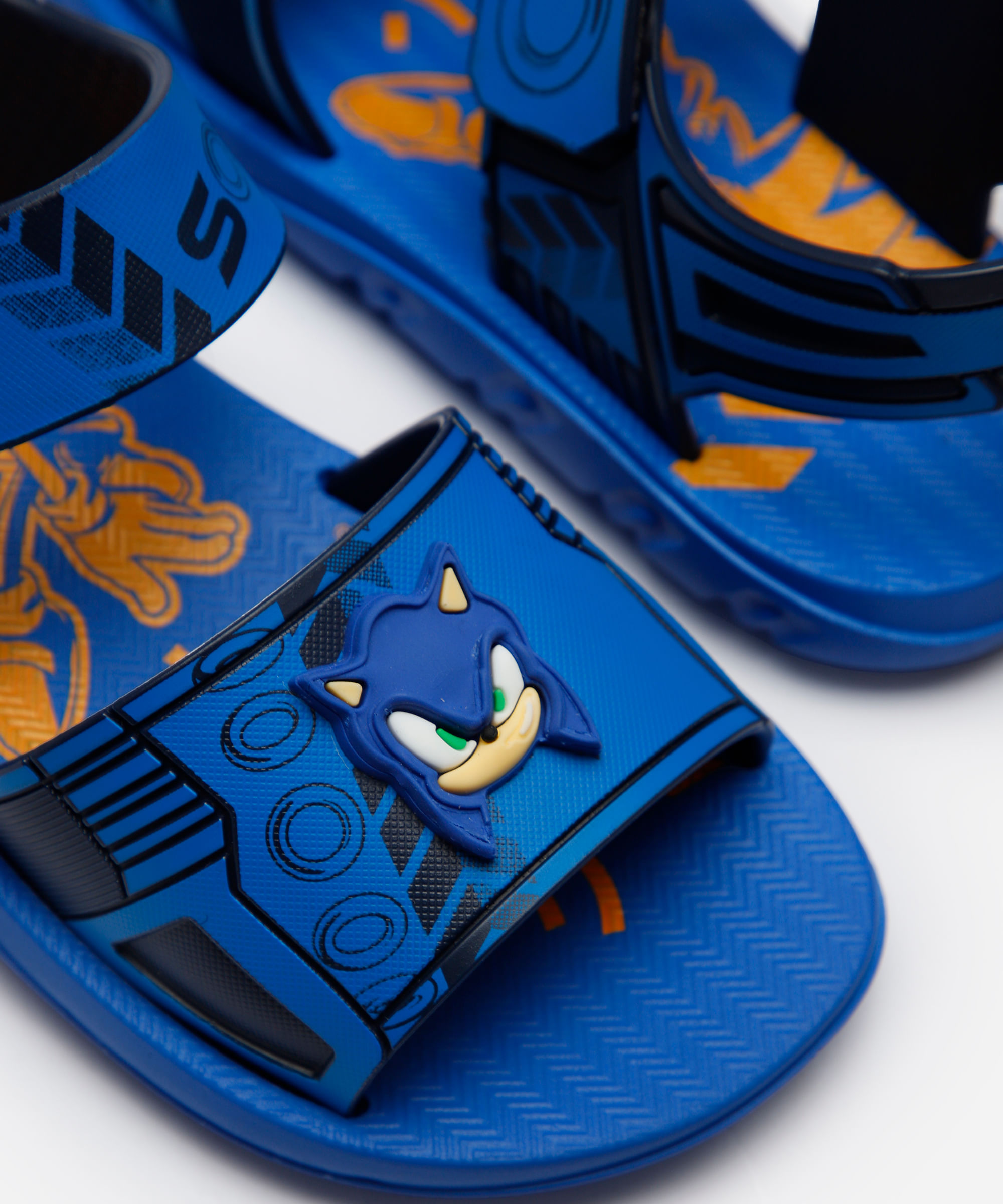 papete infantil sonic grendene azul