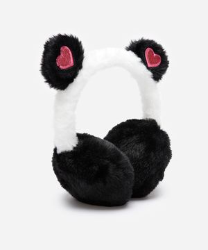 protetor para orelhas infantil panda colorido