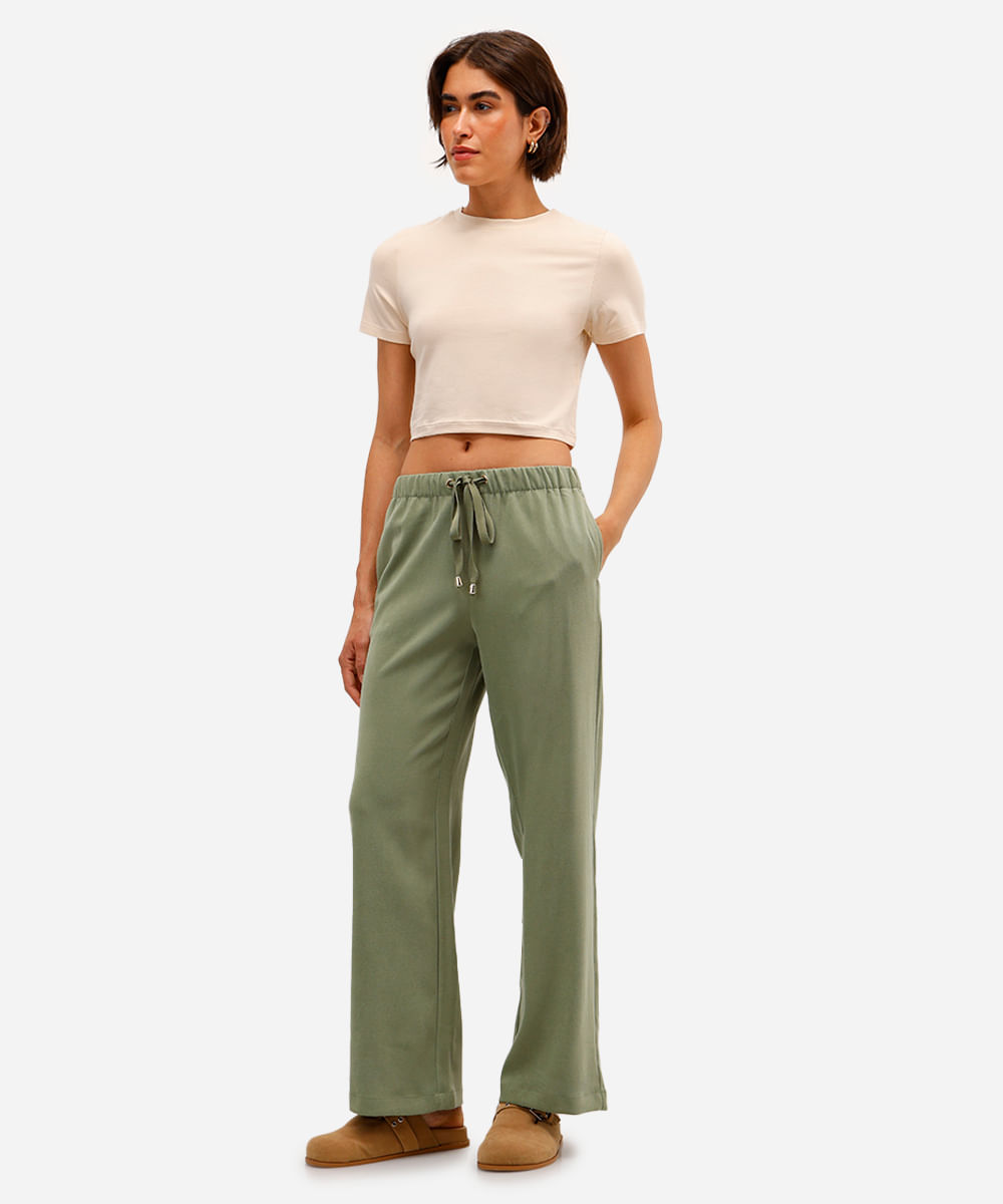 blusa básica feminina baby look bege