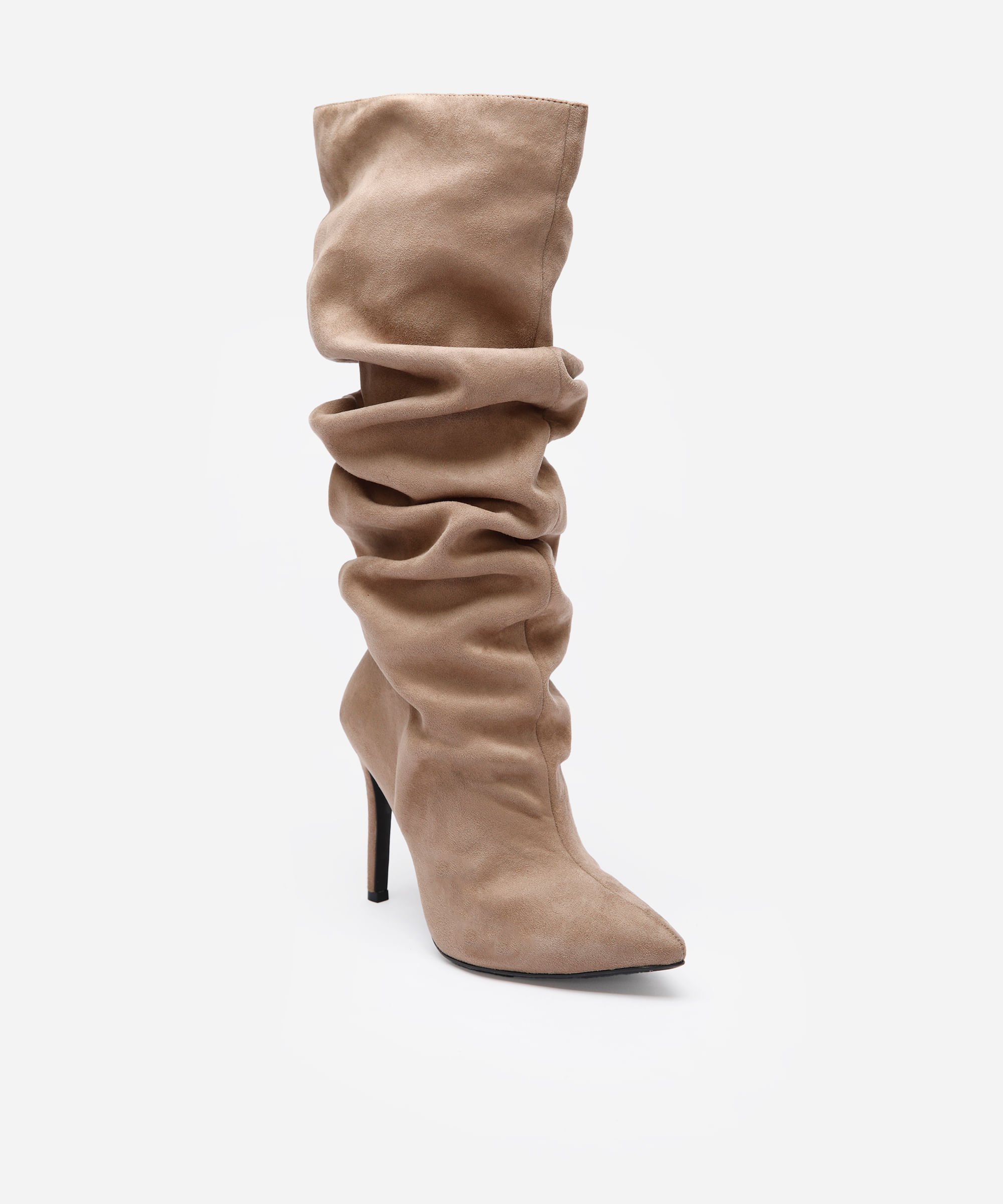 bota cano alto franzida daniel ueda oneself bege