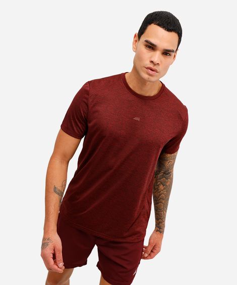 camiseta masculina manga curta cea sports vinho