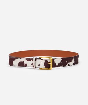 cinto animal print colorido