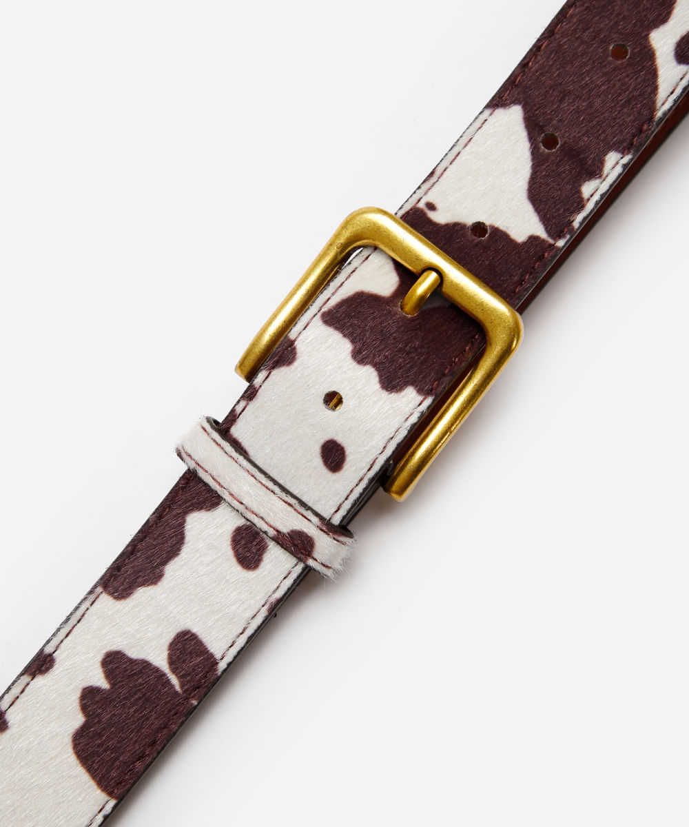 cinto animal print colorido