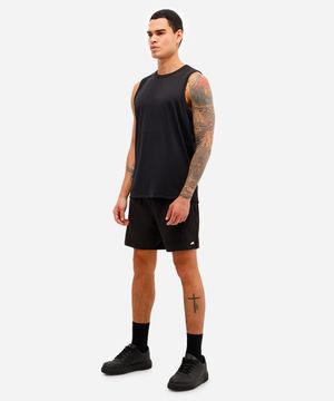 short esportivo ace masculino cós elástico - preto