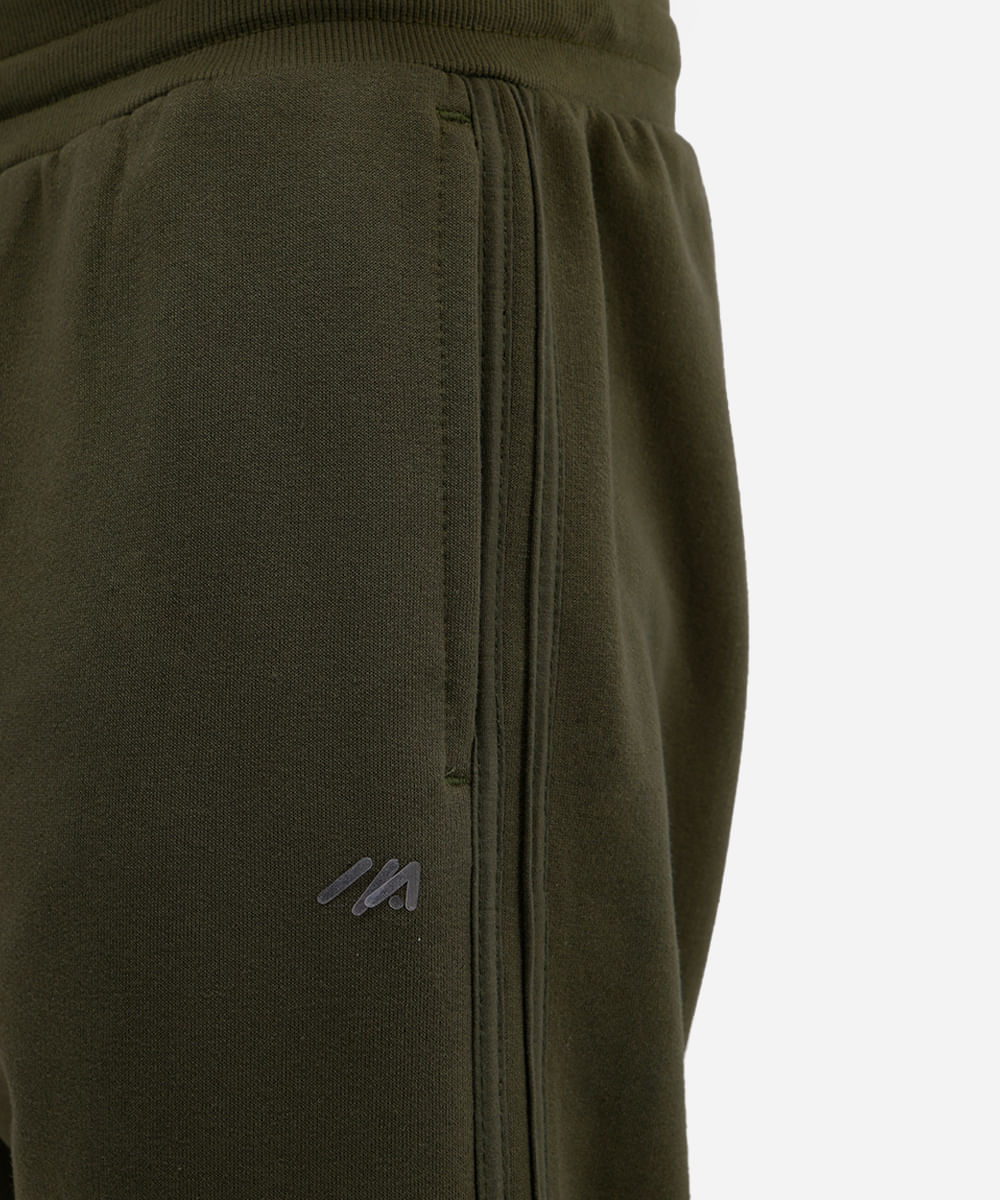 calça jogger masculina de moletom esportiva verde