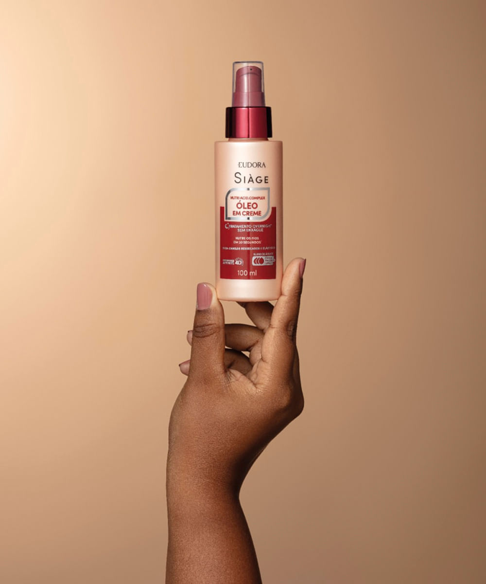 óleo em creme capilar eudora siàge nutri complex finalizador 100ml