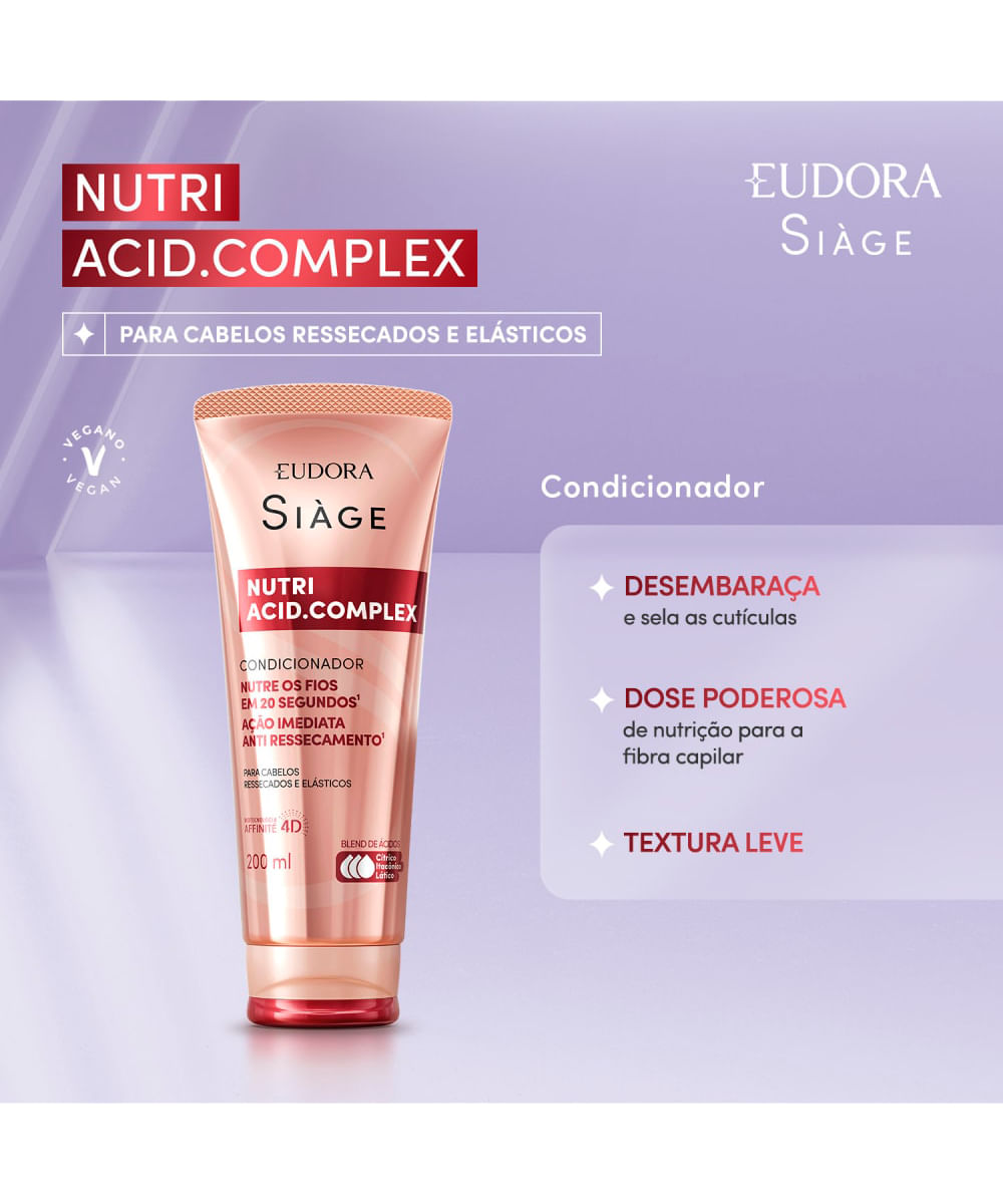 condicionador eudora siàge nutri complex 200ml
