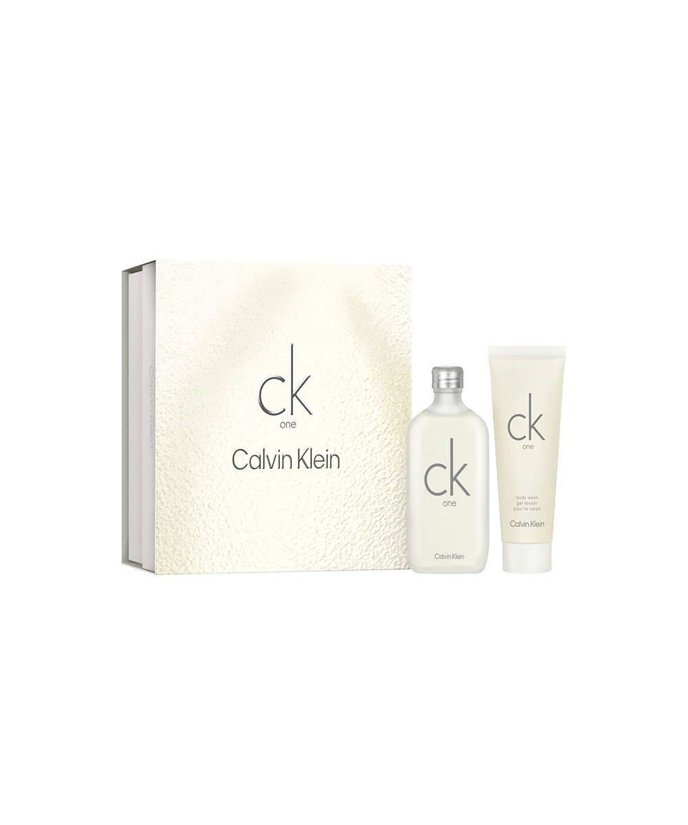 kit perfume feminino calvin klein one edt 100ml e shower gel 100ml