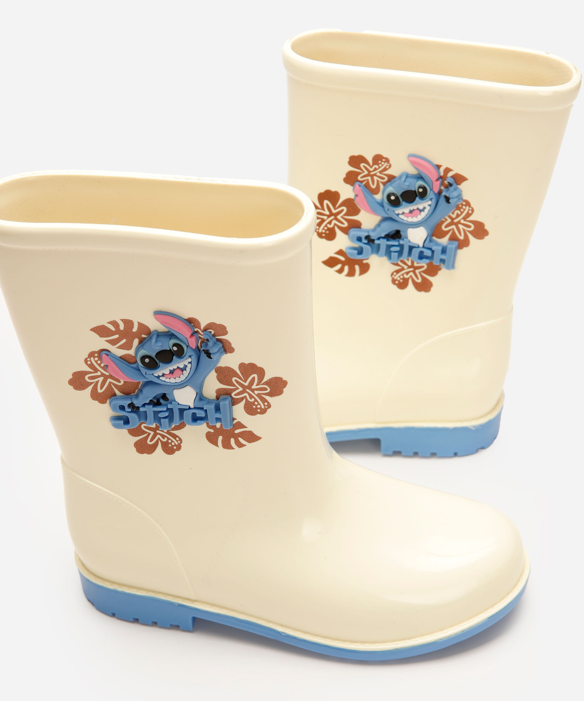 galocha infantil stitch off white