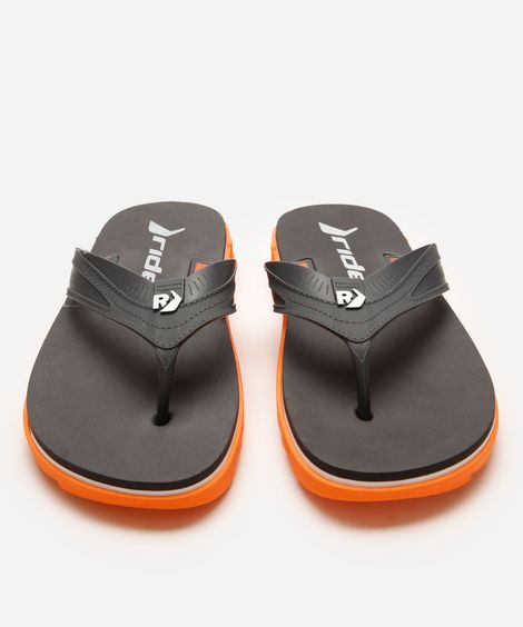 chinelo masculino rw plus rider laranja