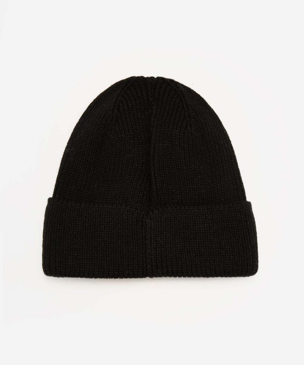 gorro infantil texturizado new york  preto