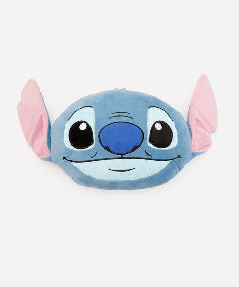 almofada de pelúcia stitch azul