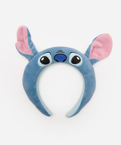 tiara infantil stitch - azul