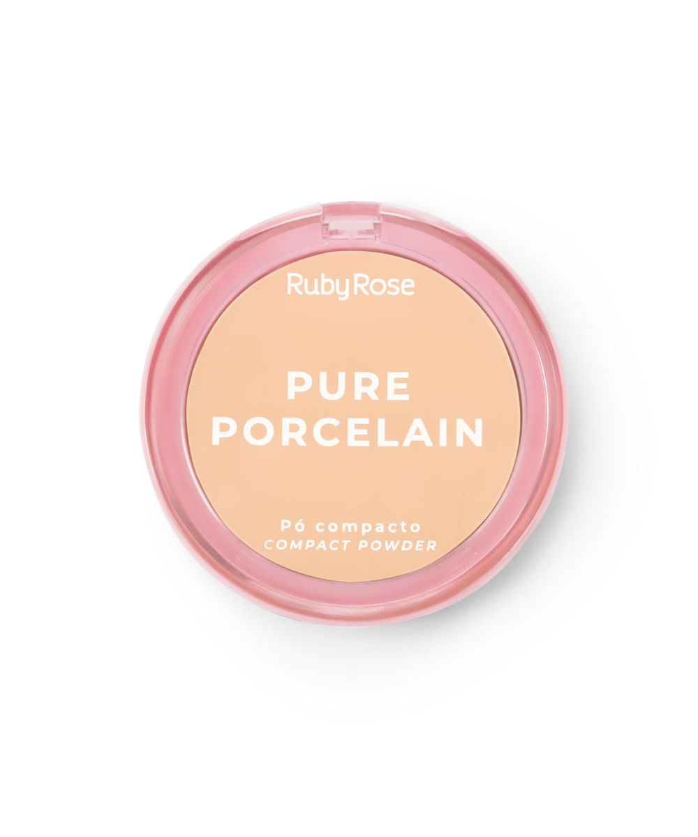 pó compacto ruby rose pure porcelain p20
