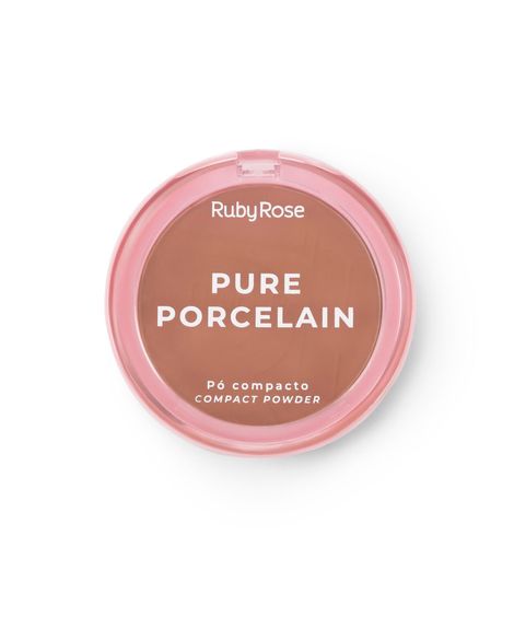 pó compacto ruby rose pure porcelain p50